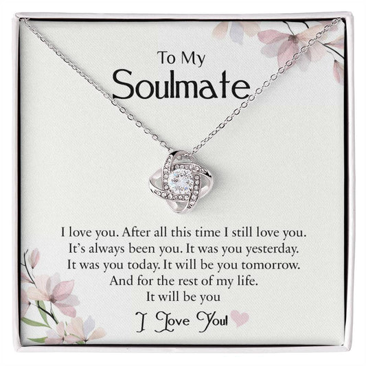 To My Soulmate | Love Knot Necklace